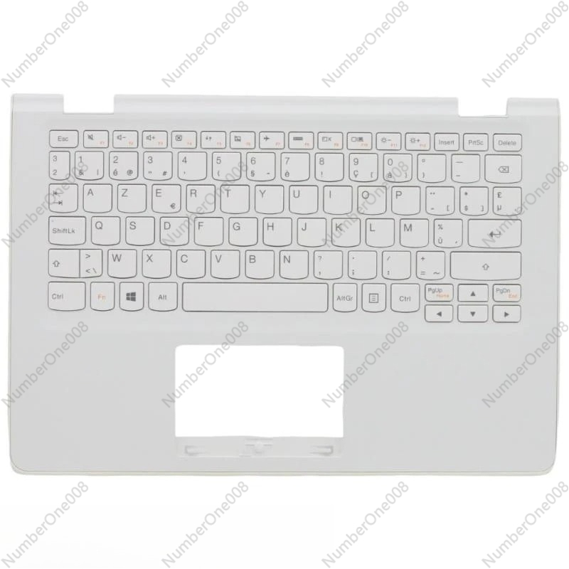 Keyboard Cover - Weiße Tastatur-Obergehäuse-Handballenauflage-Shell-Abdeckung für Lenovo Ideapad Yoga